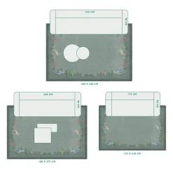 Vloerkleed Jolie By Pip /Groen