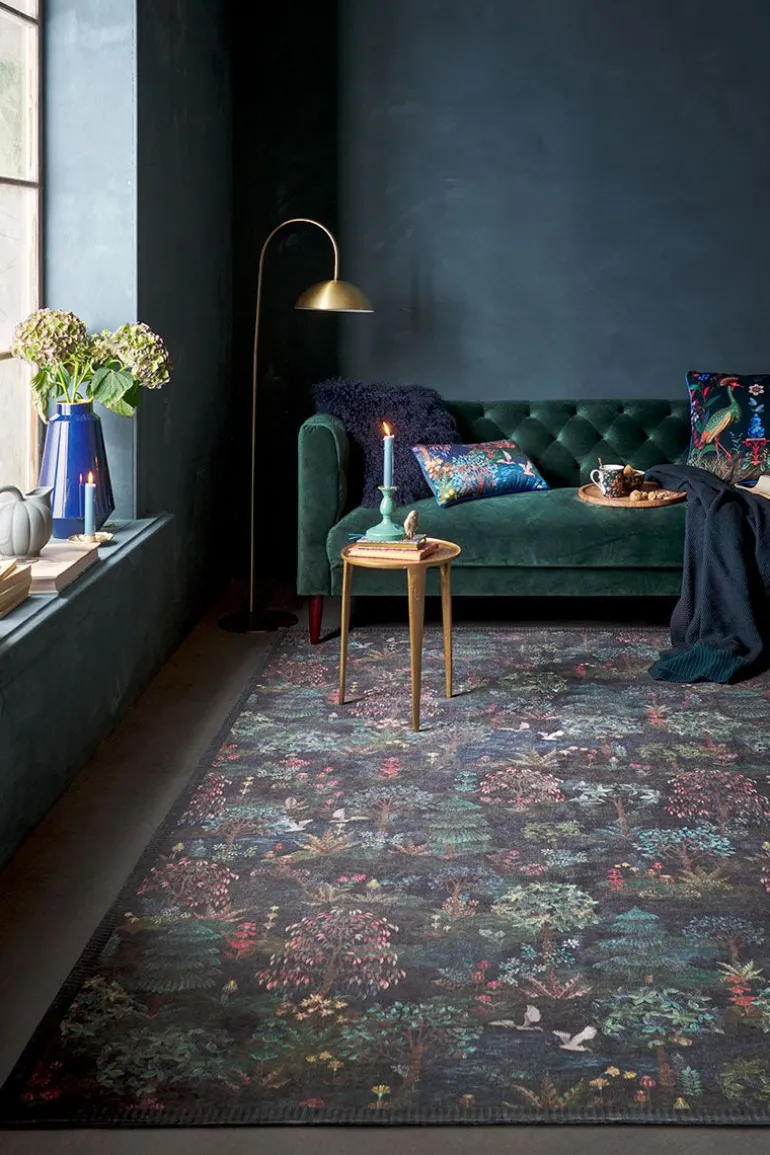 Vloerkleed Pip Garden By Pip Donkerblauw