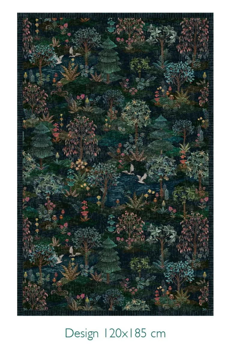 Vloerkleed Pip Garden By Pip Donkerblauw