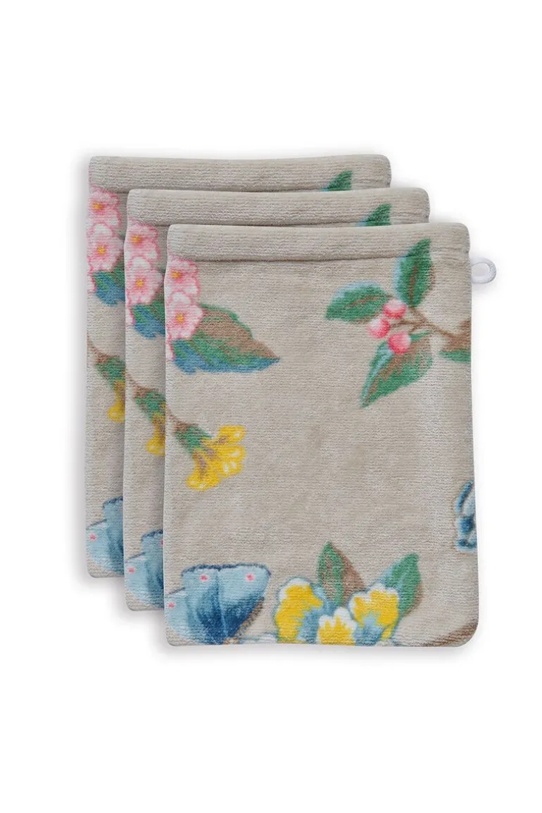 Washandje Set/3 Good Evening 16X22 Cm