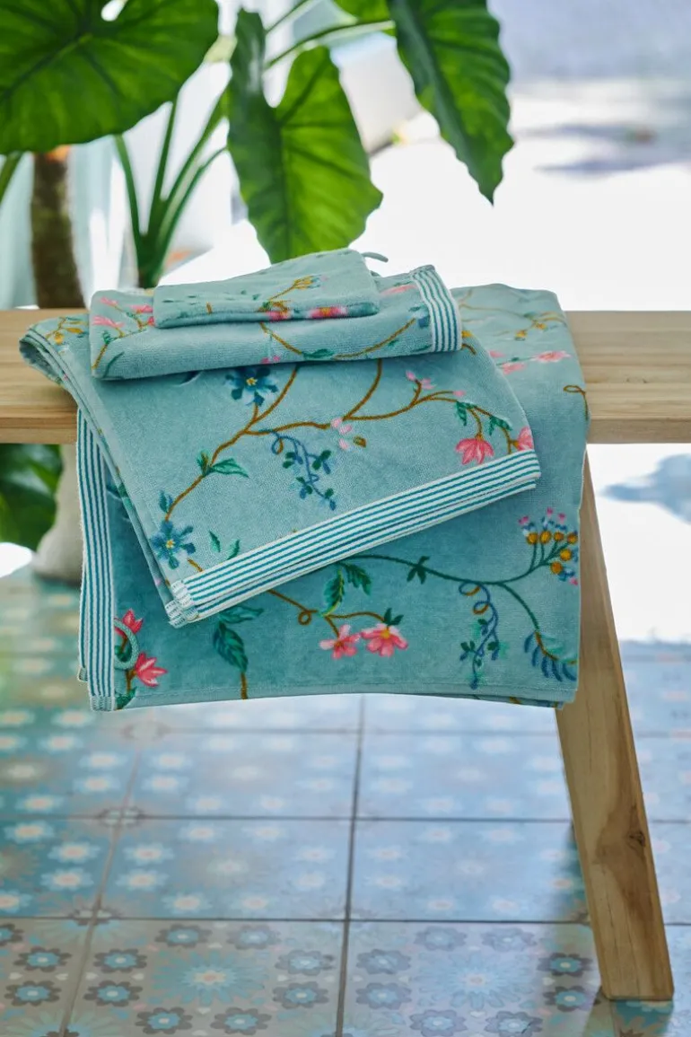 Washandje Set/3 Les Fleurs 16X22 Cm