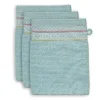 Washandje Set/3 Soft Zellige Blue 16X22 Cm