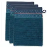 Washandje Set/3 Soft Zellige Donker 16X22 Cm