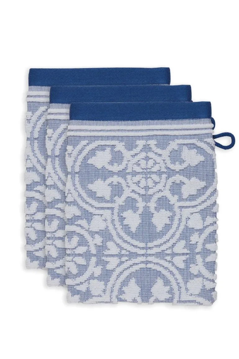 Washandje Set/3 Tile De Pip 16X22 Cm