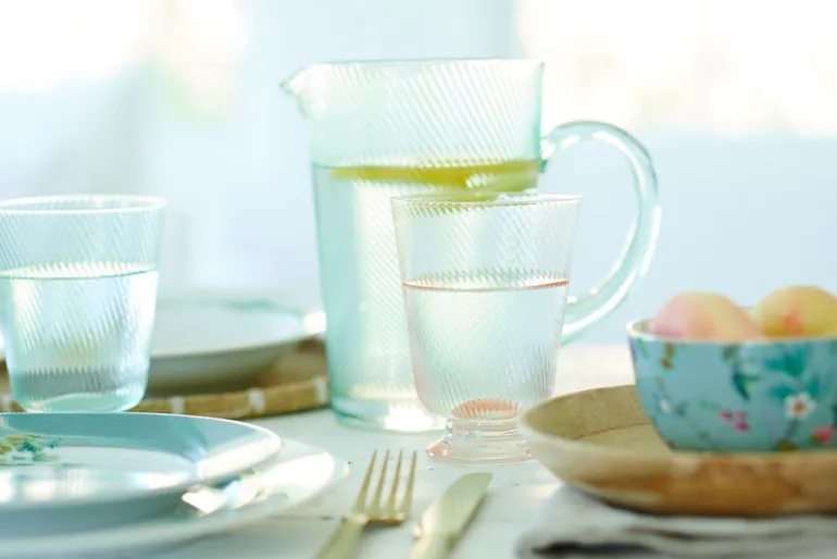 Waterkan Gedraaid Blauw