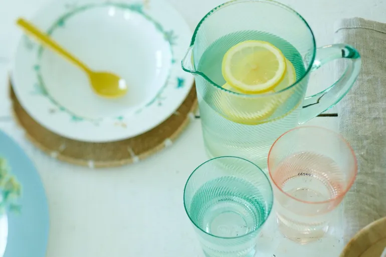 Waterkan Gedraaid Blauw