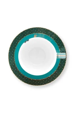 Winter Wonderland Cappuccino Kop & Schotel Groen
