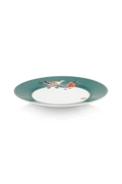 Winter Wonderland Gebaksbord Groen 17 Cm