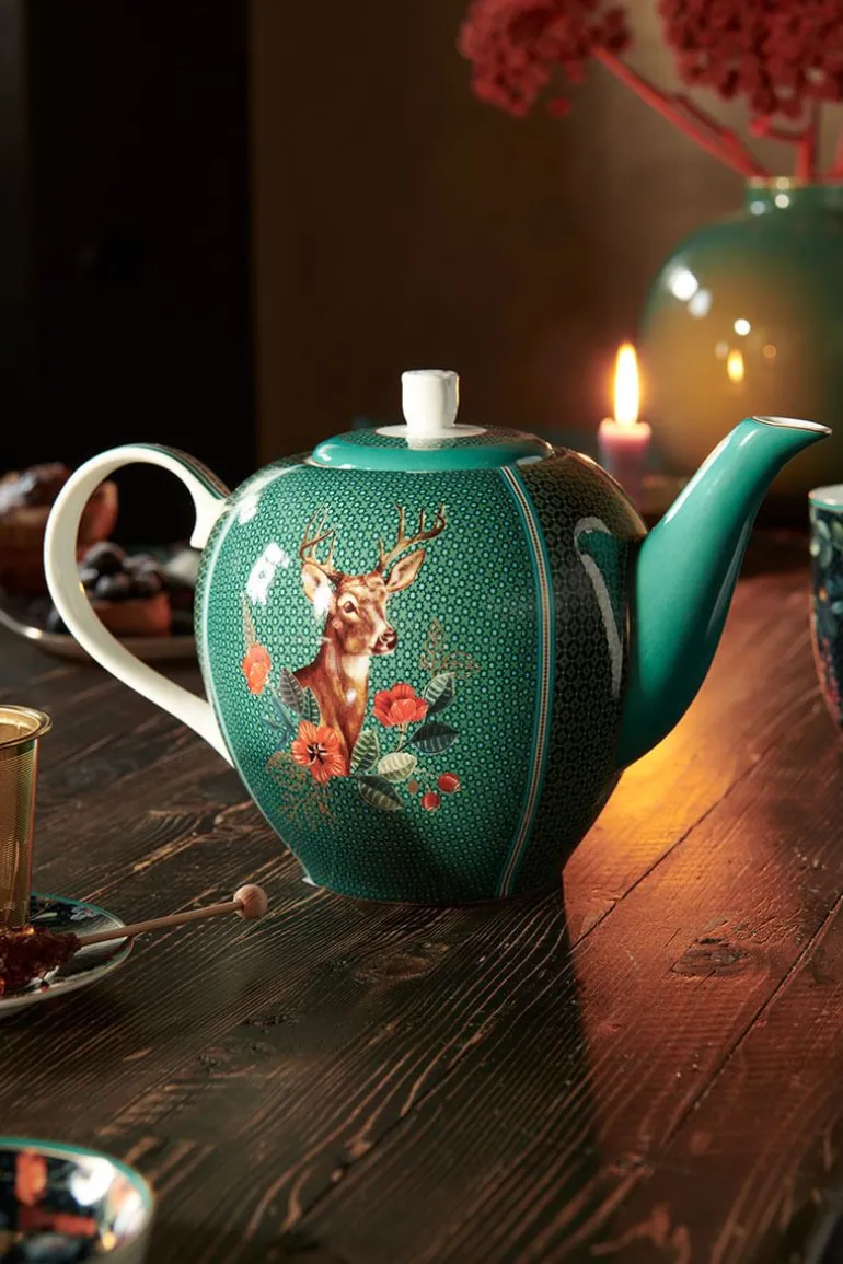 Winter Wonderland Theepot Groot Groen