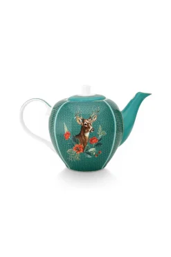 Winter Wonderland Theepot Groot Groen