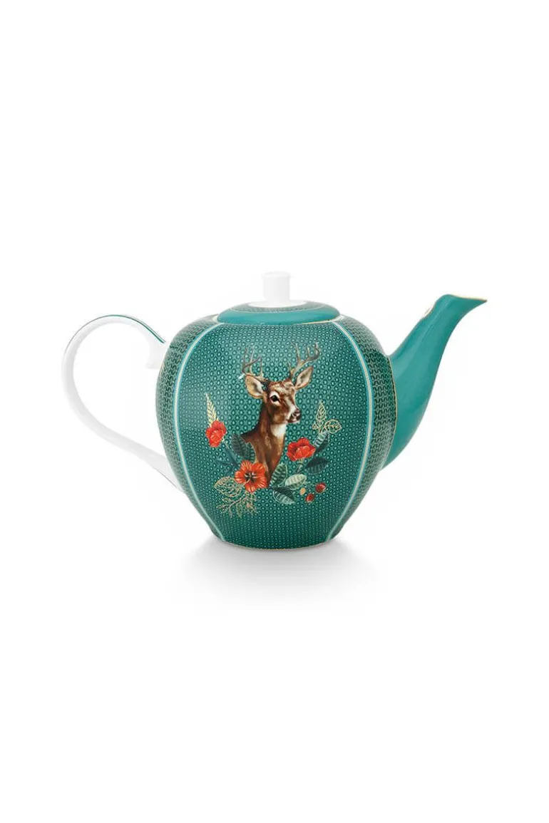 Winter Wonderland Theepot Groot Groen